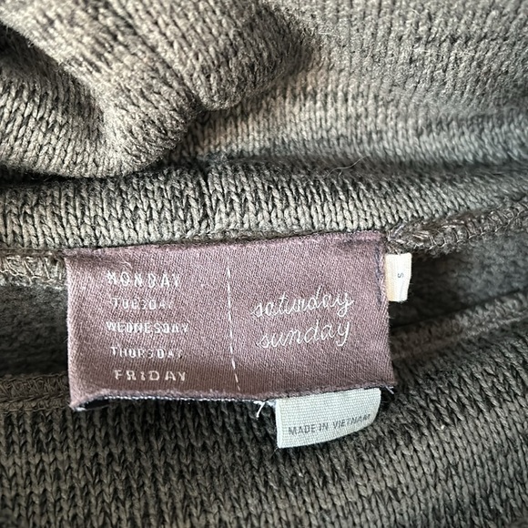 Anthropologie | Saturday Sunday Cowl  Neck Sweatshirt - Picture 3 of 7